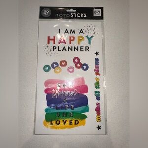 Me & My BIG ideas “I am a Happy Planner“ Large Sticker Sheets